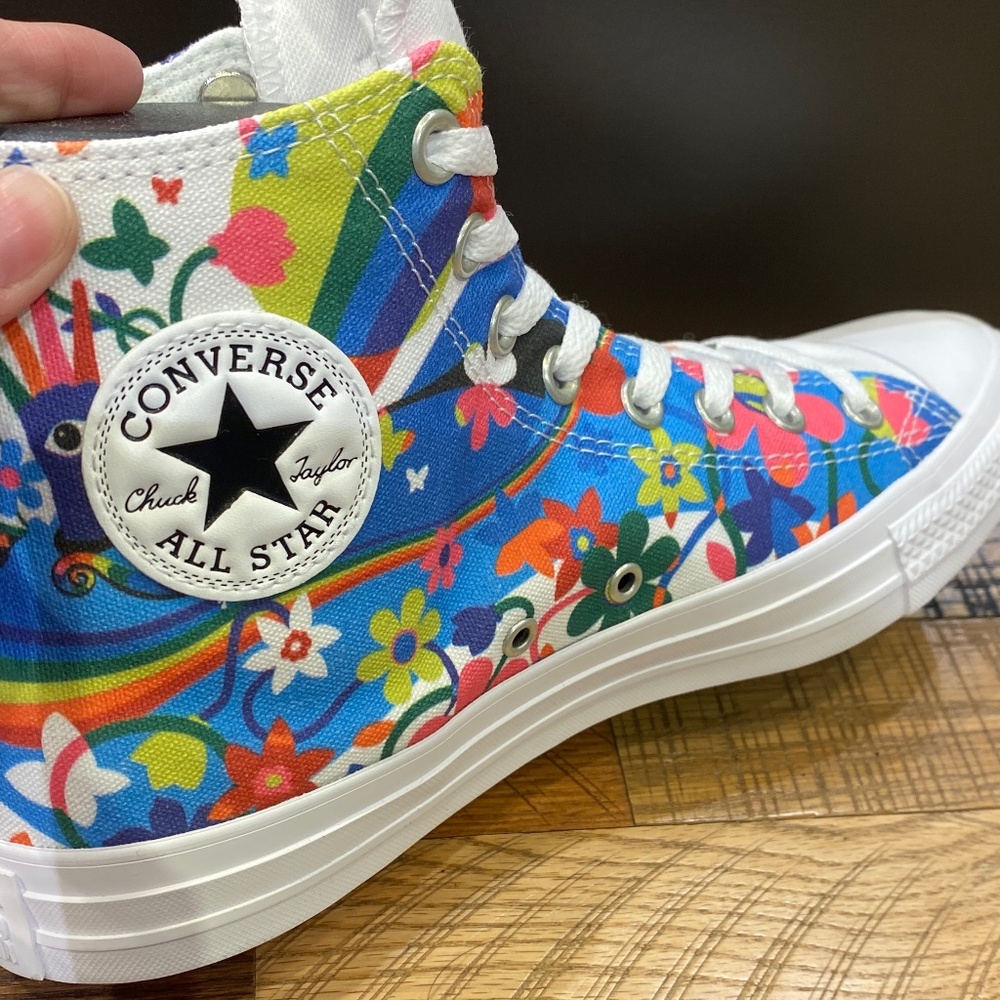 New 2021 Converse Chuck Taylor All Star Hi Pride - Picture 3 of 6